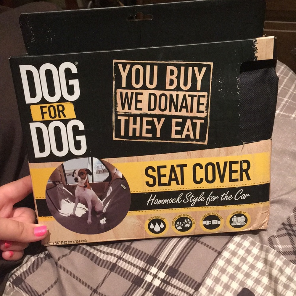 Car seat cover for dogs